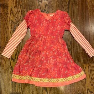 Matilda Jane stripe and ornament dress.